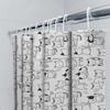 Animal Print Shower Curtain Cute Cats Design Modern Bathroom Decoration Waterproof Fabric For Home Decorations In Various Sizes