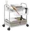 2-tier Transparent Acrylic Storage Cart