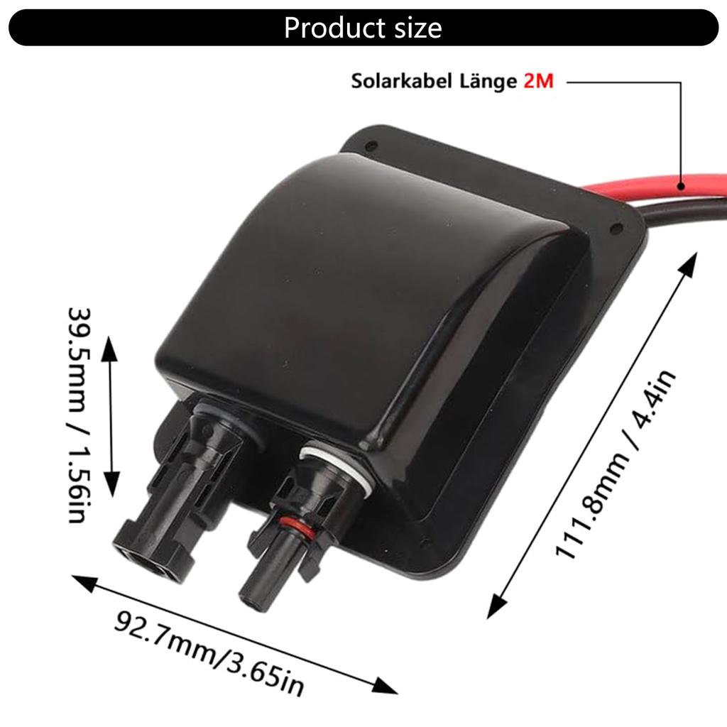Практичный водонепроницаемый АБС ввод солнечного кабеля с проводом 10AWG Удобный аксессуар для крыши кемперов Простая установка