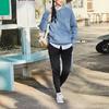 Converse Sweatshirts Unisex Vintage Blue Hooded Moderate Regular (Unisex) Sweatshirts 10022198 A12