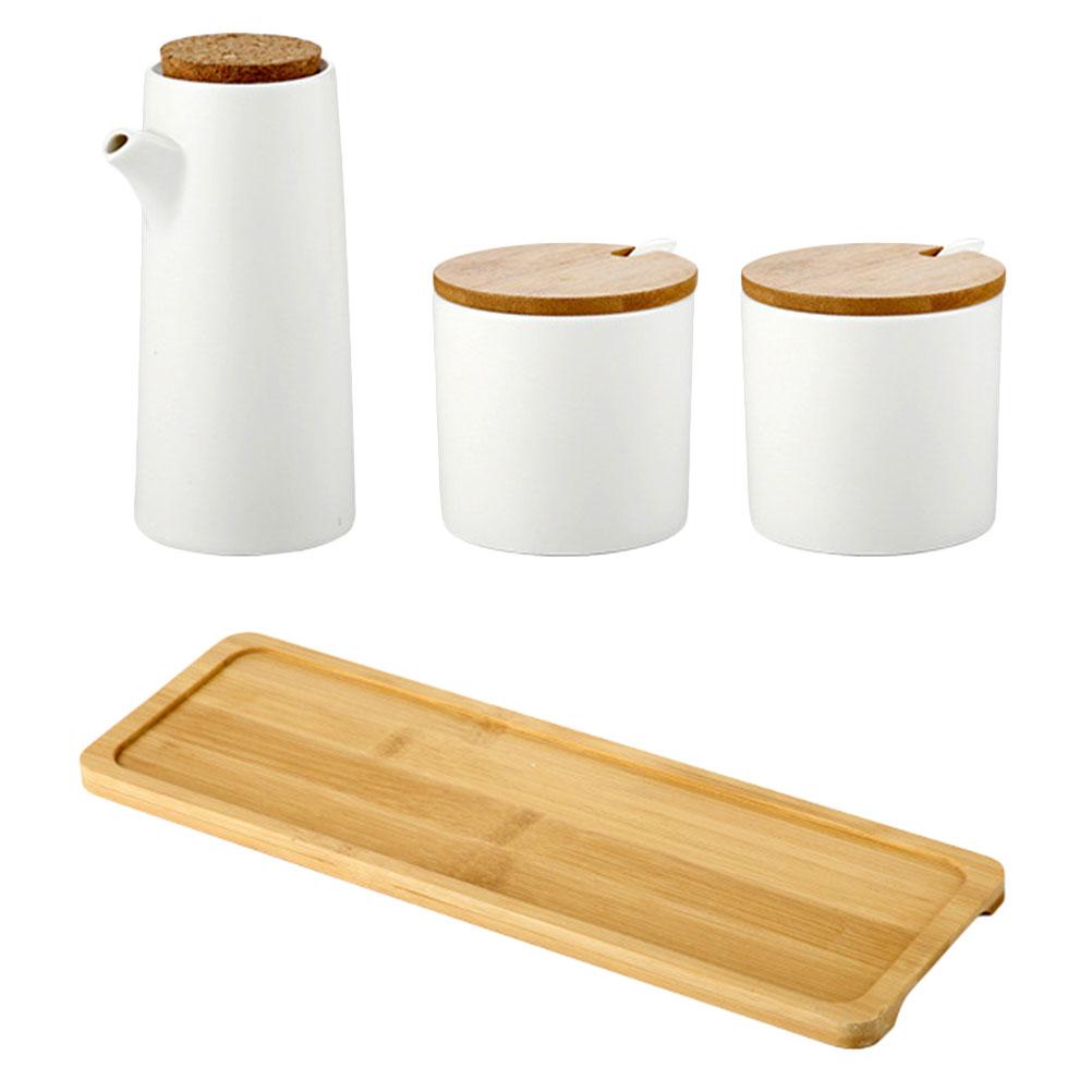 Керамический горшок для оливкового масла, бутылки для сиропа, приправы, кухонный держатель для соуса, белая керамика для хранения