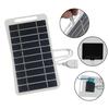 1pc 5W 5V Polysilicon Solar Panel Outdoor Mobile Phone Power Bank Charger 50CM With USB Output Small Size And Easy To Carry