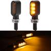 RACEAST Motorcycle Turn Signal, Small, M8, Universal, 12 V, High Brightness, High Visibility, Equipped