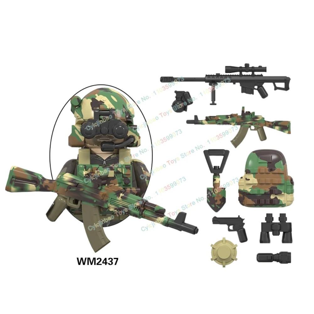 Мини-фигурки спецназа Морские котики Современные солдаты KSK SSO Строительные блоки Игрушки для детей WM6147