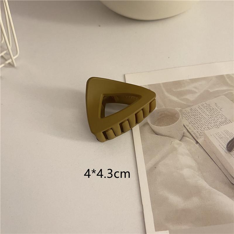 1pcs Korean Coffee Large Hair Claws Acrylic Hairpins Barrette Crab Hair Clips Headwear for Women Girls Braiders Hair Accessories