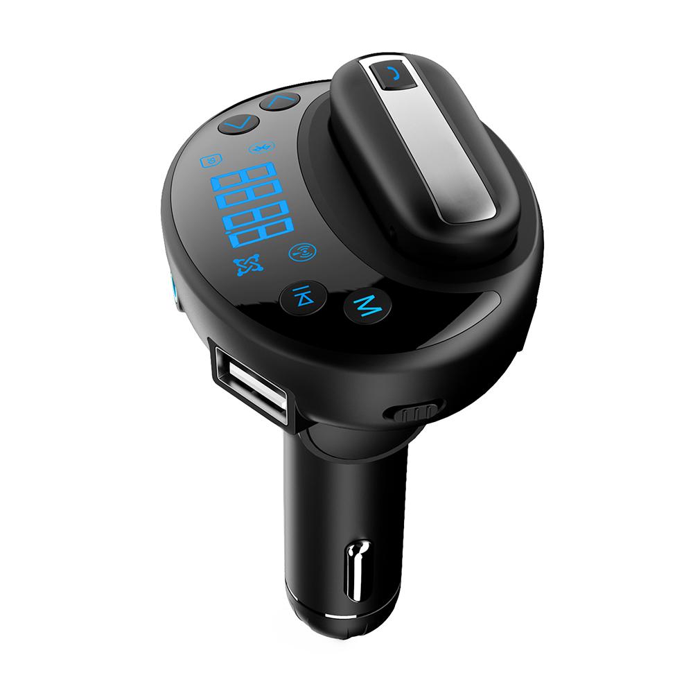 In-Car Bluetooth MP3 Player - 3.1A USB Charger + TF Card