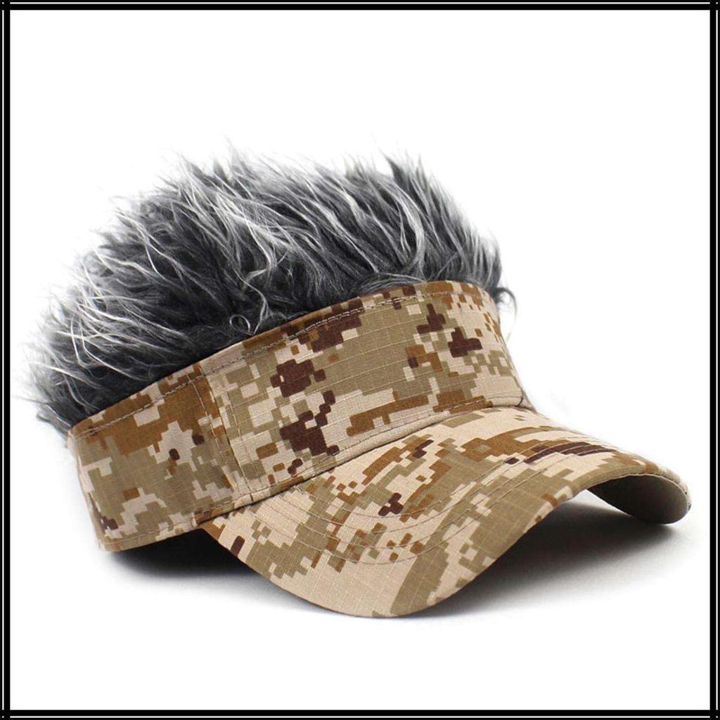 Digital Camouflage Outdoor Free CZ778 Khaki [White Fang] Cap, Fur, Style, Size, Men's, (Digital Gray)