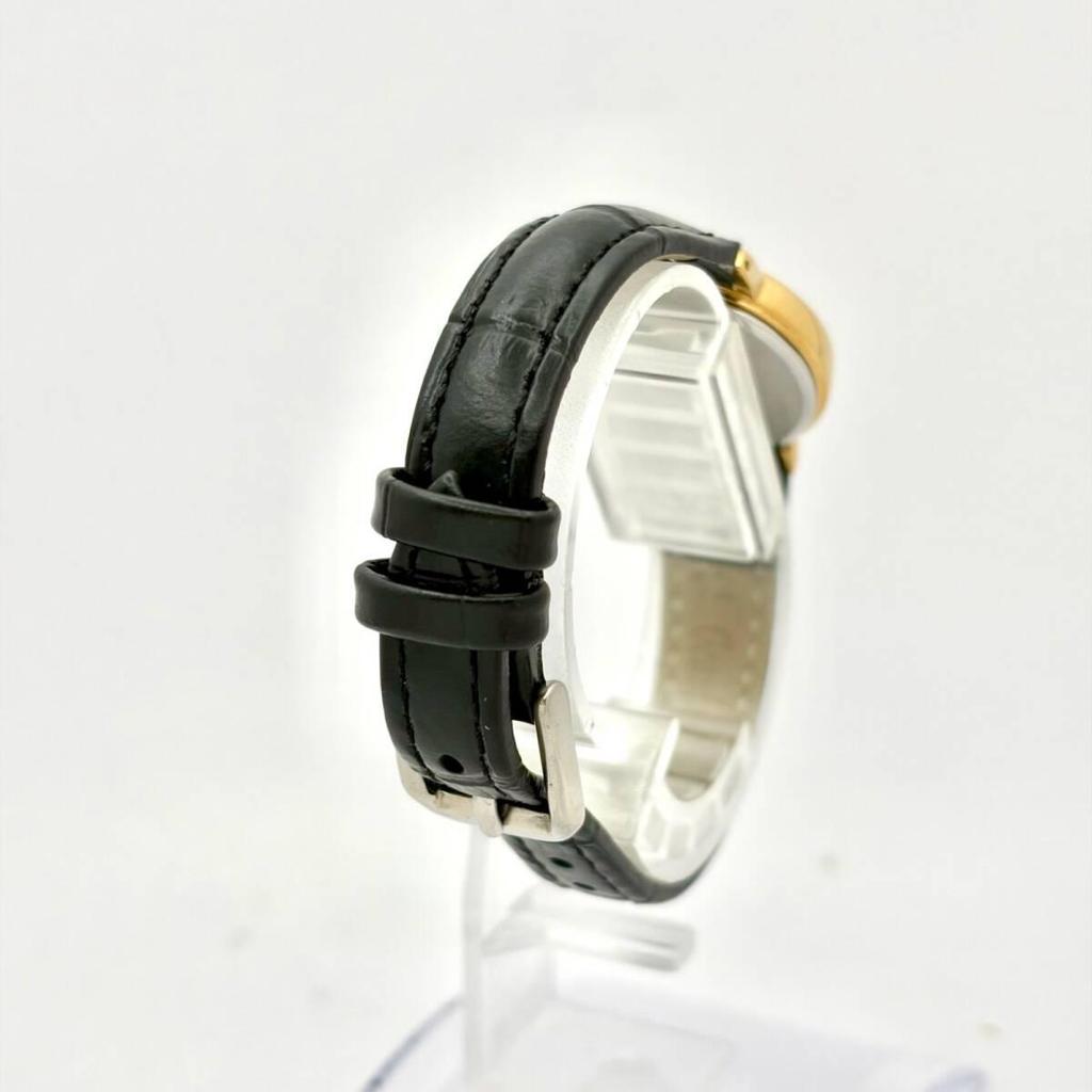 Used [New Battery] SEIKO AVENUE Ladies Watch Gold 1F21-0C40 4N0740 New Belt