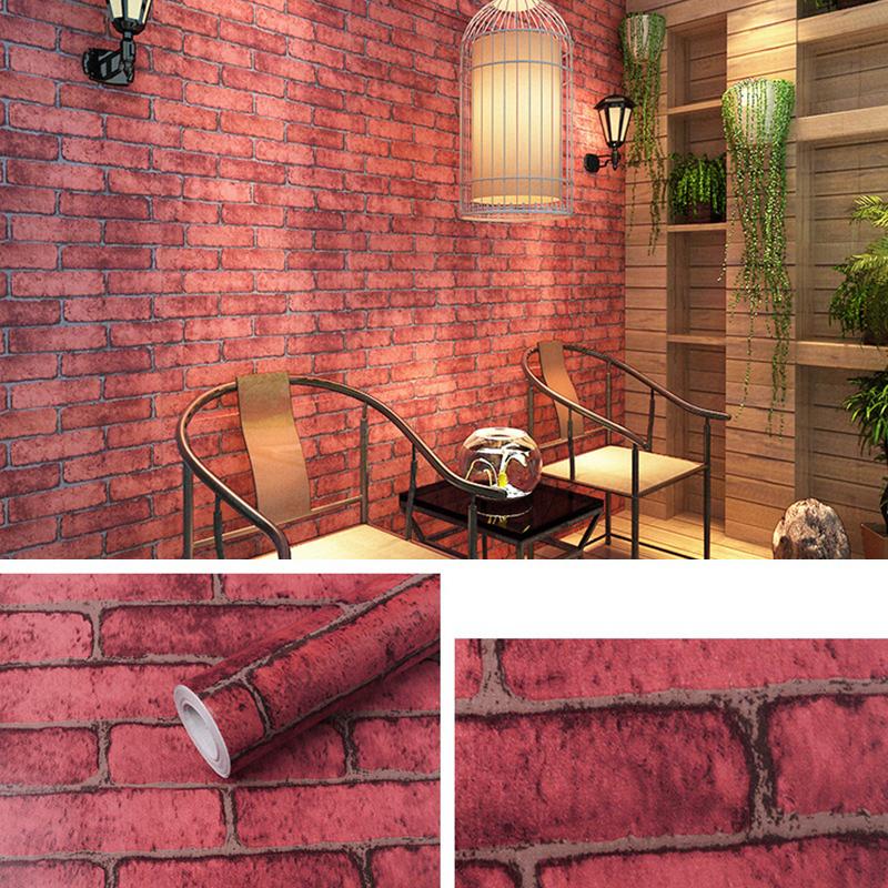 1 рулон Водонепроницаемая 3D наклейка на стену для гостиной, Ремонт шкафа, Самоклеящиеся обои для кухни, 0,45x10 м