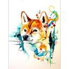 Diamond Mosaic Dog Diamond Painting Anmial Cross Stitch 5D DIY Diamond Embroidery Home Decoration