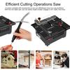 Mini Table Saw with Powerful Motor 6000rpm High Speed Precise Cuts Adjustable Blade Compact Lightweight Design Multifunctional Table Saw Set