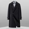 FAPAI Men's 70% Merino Wool Long Overcoat