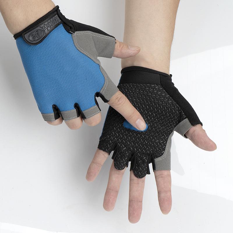 Велосипедные перчатки с половиной пальца, мужские дышащие противоскользящие велосипедные перчатки для горного велосипеда, летние перчатки для спортзала, йоги, спортивных тренировок, женские перчатки