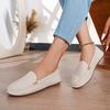 Women Luxury Decor Flats Artificial Leather Loafers Driving Boat Designer Shoes Slip-on Sexy Elegant Comfy Casual Flats