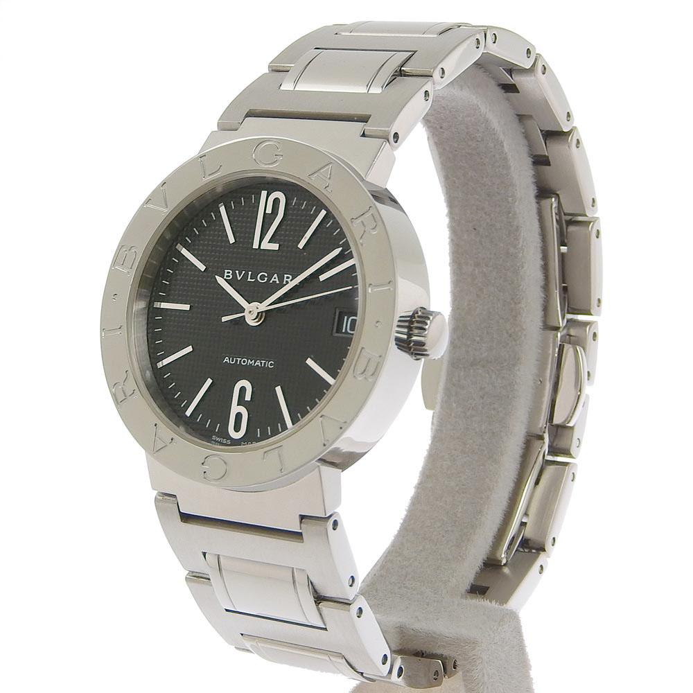 BVLGARI Bvlgari Bvlgari Watches BB33BSS blackDial Stainless Steel Mechanical Automatic Boys Used