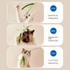 Kimpets хвост для кошек и собак, трава для собак, перо шалфея, длинный шест, палка для дразнения кошек, устойчивая к укусам, успокаивающий инструмент, игрушка для кошек, товары для домашних животных