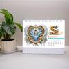 2026 Calendar DIY Diamond Painting Art Kit Diamond Painting Calendar Set DIY Diamond Art Desk Calendar for Home Office
