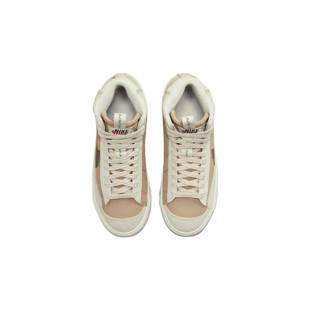 Nike Blazer Mid 77 SE GS Dance - Sanddrift Kids Sneakers Brown Light-Silver Phantom DQ0369-100