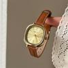 Square Dial Women Wristwatch Leather Strap Square Dial Watch Casual Quartz Watch  Women