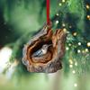 Christmas Animal Ornament Cartoon Forest Animal Hanging Decoration 2D Flat Acrylic Pendant for Christmas Tree Decor
