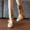 Женские ботинки Maillard Весна/Лето 2025 Новый Дизайн Круглый Носок Бант Универсальные На Толстом Каблуке Крутые Ботинки Балетки Одинарные Туфли