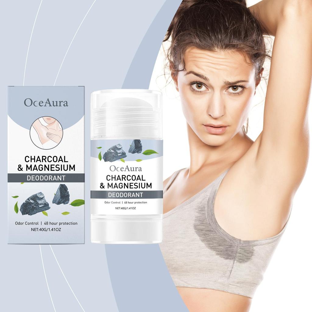 Charcoal Deodorant Stick for Armpit Long Lasting Freshing Sweat In addition to sweat, control the smell of sweat, refreshing, c
