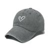 Fashion Outdoor Sport Baseball Caps For Men Women Love Heart Embroidery Snapback Cap Washed Cotton Dad Hat