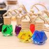 1PC Car Hanging Empty Bottles Perfume Aromatherapy Refillable Air Freshener Diffuser Oil Fragrance Bottle Vehicle Pendant