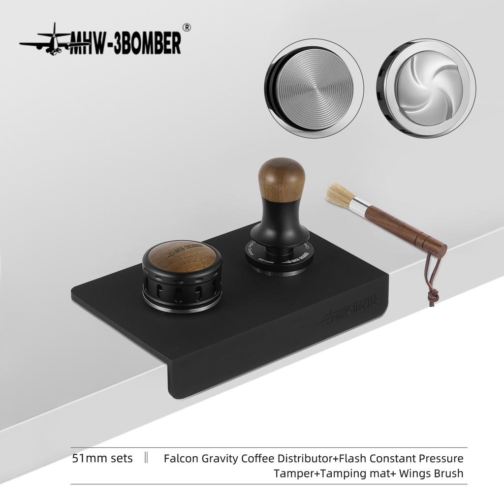 MHW 3BOMBER Гравитационный распределитель кофе Адаптивная высота Инструмент для распределения эспрессо для 51/53/58MM Портафильтр Аксессуары для кофе