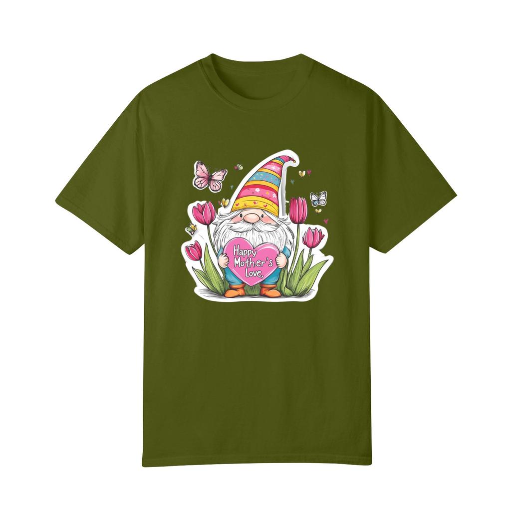 Женская повседневная футболка с круглым вырезом и короткими рукавами с принтом