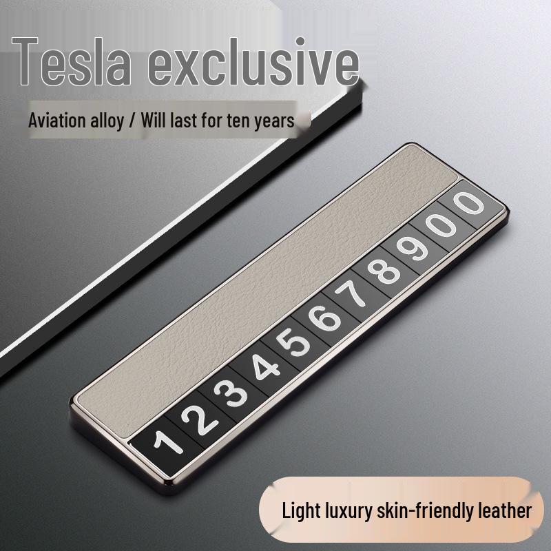 Временный номер телефона для парковки Tesla Model Y/X/S