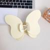 9 Colors Hair Claw Oversized Butterfly Solid Color Hair Clips Women Creative Barrettes Ponytail Shark Clips Hair Accessories