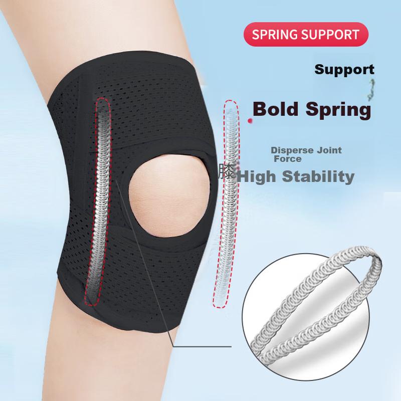 NAILEKESI N Knee Brace for Sports Meniscus Injury, Elderly-Specific Patellar Strap Anti-Slip Protective Gear for Knee Protection, Men's Hiking