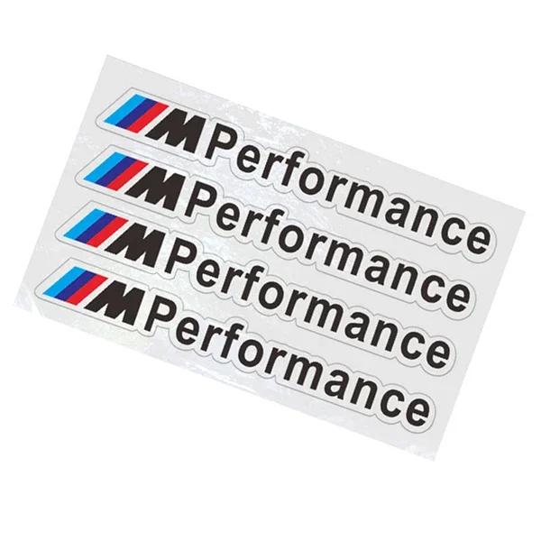 BZK1 For BMW 4pcs M performance sticker car door handle sticker For bmw M Sticker X1 X3 X4 X5 X6 X7 e46 e90 f20 e60 e39 f10 Car acces