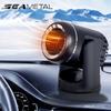 12V Car Heater Protable Air Heating Fan Energy Saving Fast Heating Defroster Demister 2 In 1 Dashboard Heater Fan Combo