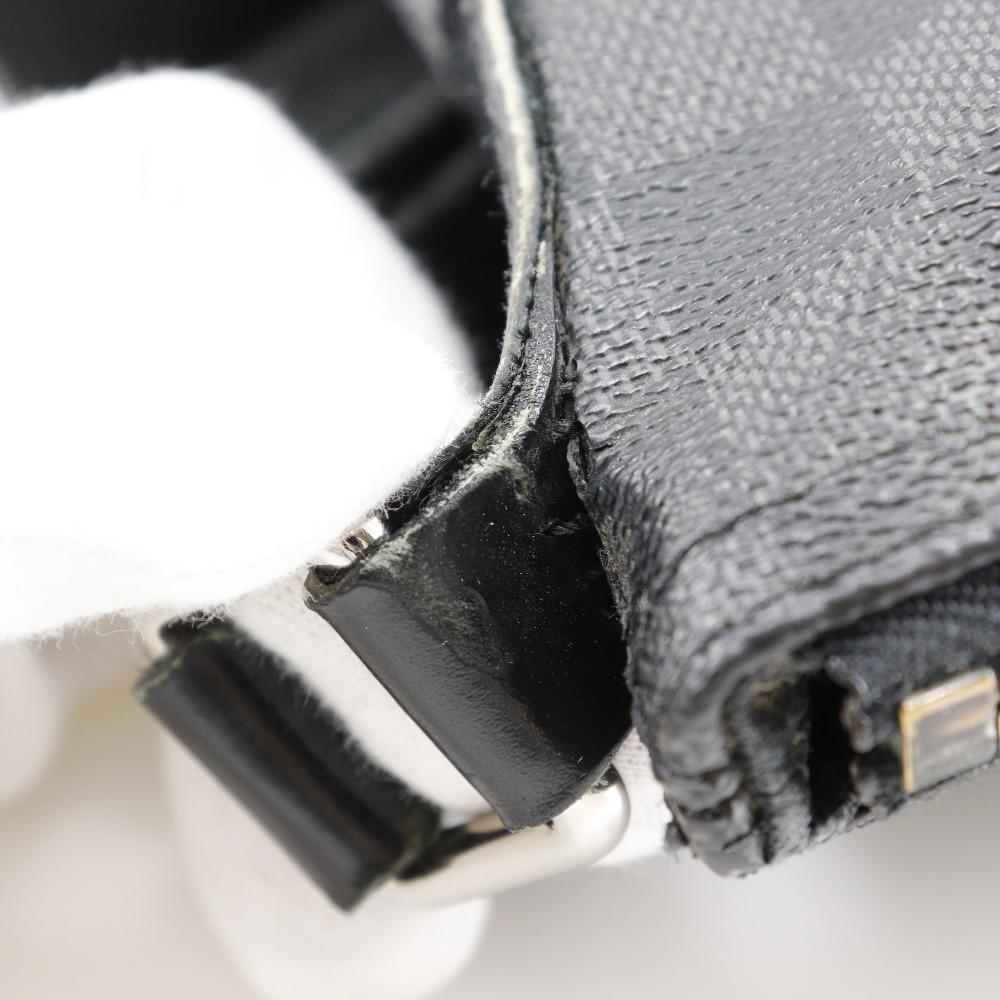 Louis Vuitton Mick PM Shoulder Bag N41211 Black Damier Grafitto Canvas Mens Used
