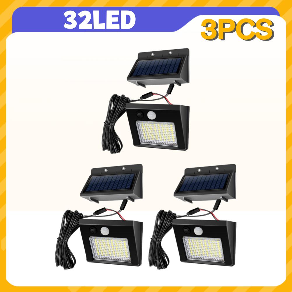 32/48 светодиодов уличный садовый прожектор 1200 мАч настенный светильник IP65 водонепроницаемый солнечный уличный светильник долговечный уличный светильник для ограждения