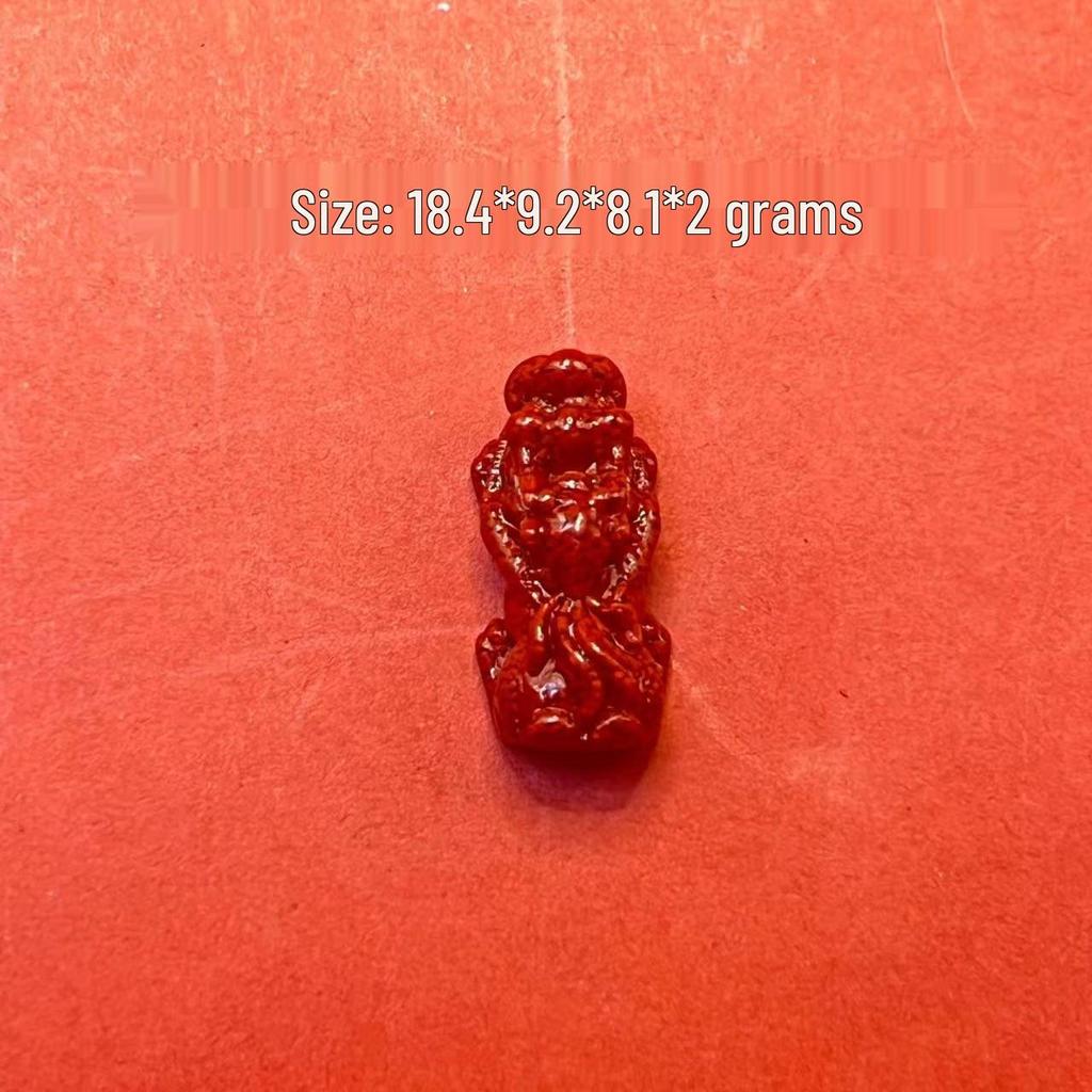 Original Gold-Plated Cinnabar Turtle Shell Fu Plaque and Gourd Pouch Accessories