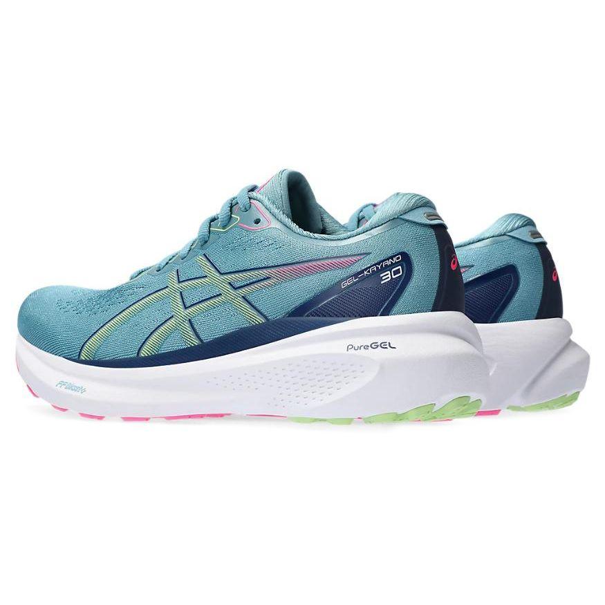 Asics Женские кроссовки Gel Kayano 30 Gris Blue Lime Green 1012B357-402