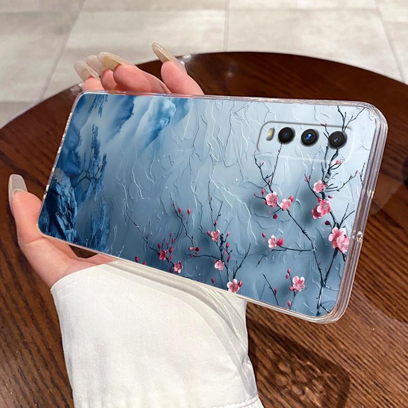 Jelly Casing For VIVO Y70S / IQOO U1 Fundas Capa Clear Silicone Soft TPU Back Cover Cute Cat Rabbit Heart Protective Case Coque