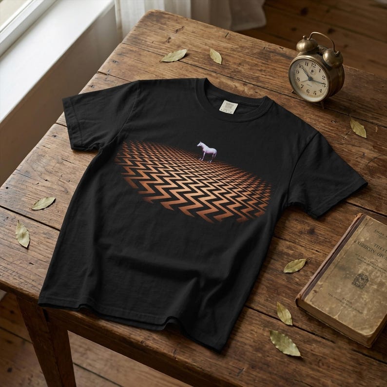 Twin Peaks T Shirt Retro Print-T-Shirt Vintage Y2k T Shirt Casual Loose Streetwear Print O Neck Streetwear Fans Gift Unisex