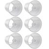 6PCS Clip On Fabric Lamp Shade Fabric Light Fixture Decorative Pendant Lamp Shade  Home Decoration