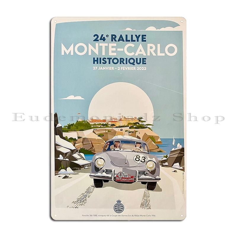Ралли Монте-Карло 1994 Escort RS Cosworth едет Карло Пленительная дань уважения автоспорту Металлический настенный декор Гаражная жестяная табличка Постер