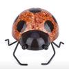 Tooarts Ladybug Wall Decoration Iron Cartoon Ladybug Fun Decoration Handicraft Garden or Children"s
