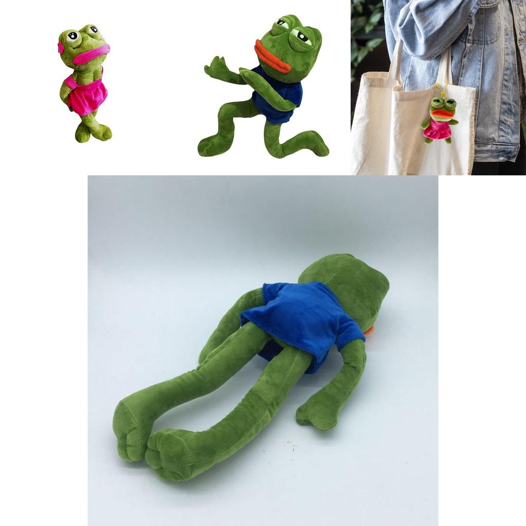 Adorable Pepe The Frog Sad Plush Keychain Pendant For Backpacks