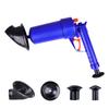 Drain Blaster Pipe Toilet Plunger Drain Clog Remover Tool for Sink Bathtub Kitchen Dark Blue