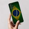 Прозрачный мягкий чехол для телефона с флагом Бразилии для Samsung Galaxy A56 A57 A37 A55 A54 A36 A35 A26 A25 A16 A17 A07 A52 A34 A73 A53 A21s