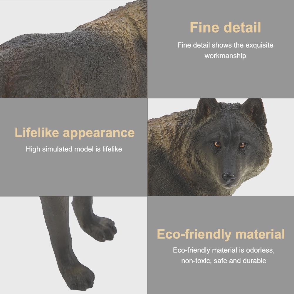 Моделирование дикой природы Модель животного Игрушка Коллекция Фигурка Декор Орнамент (3 #)