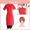 Стильный костюм для косплея Gintama Kagura из дышащей ткани и с идеальными швами для всех случаев жизни