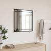VidaXL Wall Mirror Black 60x60 Cm Square Iron 358635